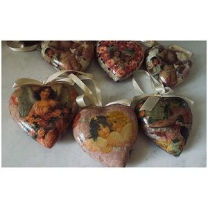 Victorian Christmas Ornaments set of 12